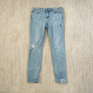 Blank NYC Skinny Classique Blue Distressed Jeans 29